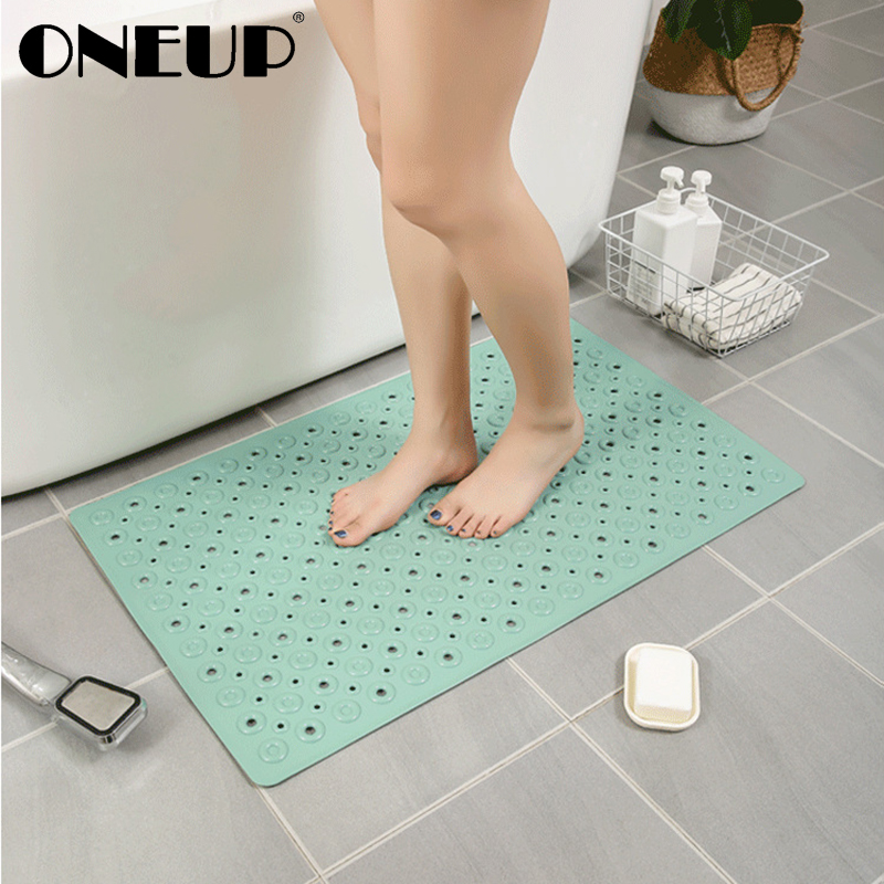 ONEUP Anti Slip Bath Mats On The Floor Drainable Bathroom Carpet PVC Soft Bath Mats With Suction Cup Home Bathroom Accessories
ONEUP Anti Slip Bath Mats On The Floor Drainable Bathroom Carpet PVC Soft Bath Mats With Suction Cup Home Bathroom Accessories
