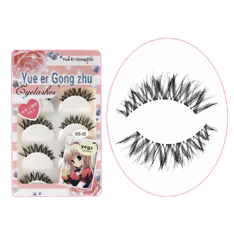 BGVfive5 Pairs Synthetic Fiber Handmade Makeup Eyelashes Black Cross Messy Fake Eyelashes
BGVfive5 Pairs Synthetic Fiber Handmade Makeup Eyelashes Black Cross Messy Fake Eyelashes
