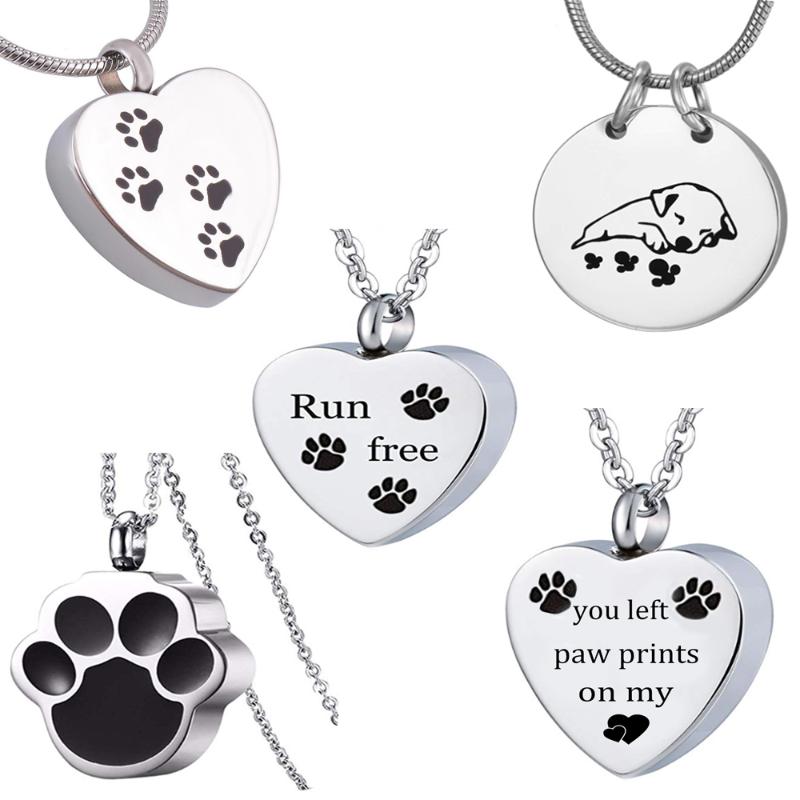 Unisex Stainless Steel Pet,Dog/Cat Jewelry Print Cremation Jewelry Ashes Holder Pet Memorial Urn Necklace For Memory
Unisex Stainless Steel Pet,Dog/Cat Jewelry Print Cremation Jewelry Ashes Holder Pet Memorial Urn Necklace For Memory
