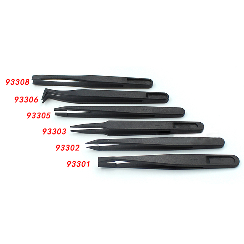 ZLinKJ 1 PCS Plastic Antistatic Carbon Fiber Tweezers Straight Curved Anti-static Conductive Tweezer Clip Hand Tools
ZLinKJ 1 PCS Plastic Antistatic Carbon Fiber Tweezers Straight Curved Anti-static Conductive Tweezer Clip Hand Tools