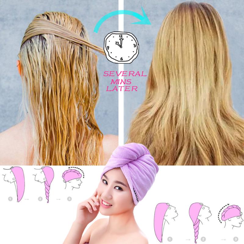 Hair Hat Wrapped Towel Cap Towel Bathing Quick Towels Useful Newly Hair Hats Dry Microfiber
Hair Hat Wrapped Towel Cap Towel Bathing Quick Towels Useful Newly Hair Hats Dry Microfiber