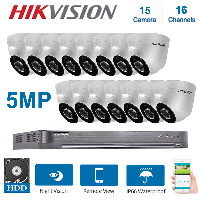 Hikvision English 16 Channels DVR Video Surveillance With 15 Pcs 5MP 4 in 1 Camera Indoor Night Vision CCTV Security System Kits
Hikvision English 16 Channels DVR Video Surveillance With 15 Pcs 5MP 4 in 1 Camera Indoor Night Vision CCTV Security System Kits