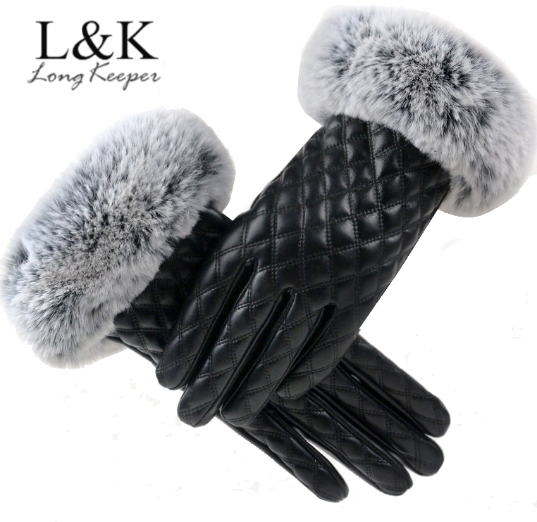 Women Thickening Winter Gloves Fashion Warm Thicken Elegant PU Leather High Quality Faux Fur Wrist Warm Lady Touch Screen Gloves
Women Thickening Winter Gloves Fashion Warm Thicken Elegant PU Leather High Quality Faux Fur Wrist Warm Lady Touch Screen Gloves