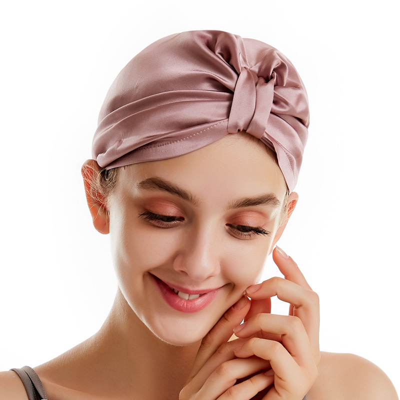 Silk night cap custom logo printing 100% mulberry satin silk shower cap long hair factory direct wholesale head wrap
Silk night cap custom logo printing 100% mulberry satin silk shower cap long hair factory direct wholesale head wrap