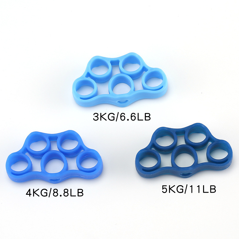 Silicone thickened anti-fracture finger puller Five-finger pull ring finger pull force with trainer
Silicone thickened anti-fracture finger puller Five-finger pull ring finger pull force with trainer