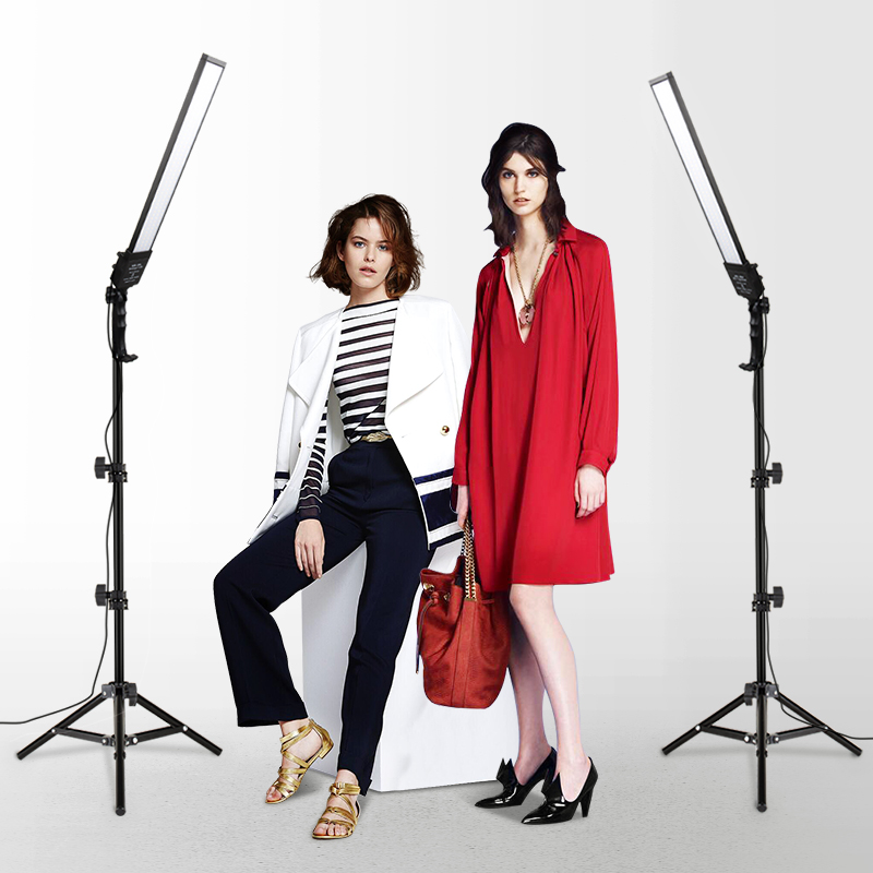 NEW Bi-color Photography Studio Lighting Kit 3200-5500K Studio kits with 376 Pcs LED lights ,2M light Stand for YouTube Portrait
NEW Bi-color Photography Studio Lighting Kit 3200-5500K Studio kits with 376 Pcs LED lights ,2M light Stand for YouTube Portrait