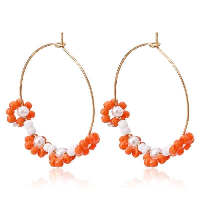 Hoop & Huggie Fashion Creative Retro Ethnic Style Rice Pearl Flower Earrings Simple Beaded
Hoop & Huggie Fashion Creative Retro Ethnic Style Rice Pearl Flower Earrings Simple Beaded