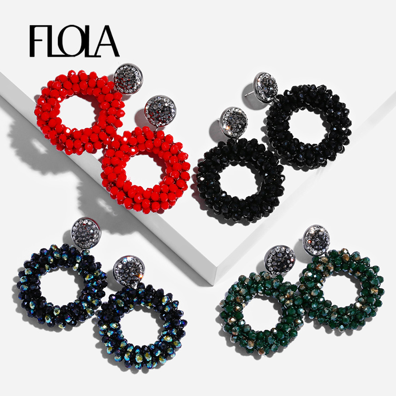 FLOLA Handmade LoOorbellen Earrings for Woman Small Bead Earrings Oorbellen Statement Crystal aretes Bohemia ersp45
FLOLA Handmade LoOorbellen Earrings for Woman Small Bead Earrings Oorbellen Statement Crystal aretes Bohemia ersp45