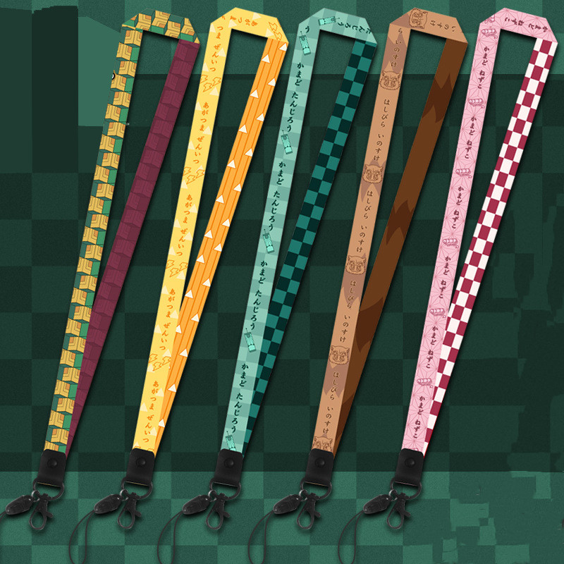 Demon Slayer Kimetsu No Yaiba Kamado Tanjirou Nezuko Zenitsu Inosuke Giyuu Lanyard Phone Holder Keychain Key Ring Cosplay Gift
Demon Slayer Kimetsu No Yaiba Kamado Tanjirou Nezuko Zenitsu Inosuke Giyuu Lanyard Phone Holder Keychain Key Ring Cosplay Gift