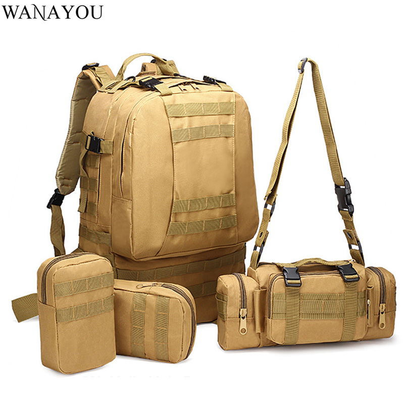 Men 50L Tactical Backpack,Waterproof 4 In1 Molle Sport Tactical Bag,Outdoor Hiking Climbing Army Backpack,Trekking Bag, 8101120-30l
Men 50L Tactical Backpack,Waterproof 4 In1 Molle Sport Tactical Bag,Outdoor Hiking Climbing Army Backpack,Trekking Bag, 8101120-30l