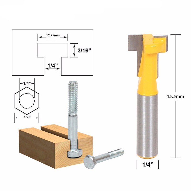 1pc 6.35mm Shank Tenon Cutter Straight Endmill Woodworking Trimmer Cleaning Flush Trim Bit Template Hinge Mortising Trim Router
1pc 6.35mm Shank Tenon Cutter Straight Endmill Woodworking Trimmer Cleaning Flush Trim Bit Template Hinge Mortising Trim Router
