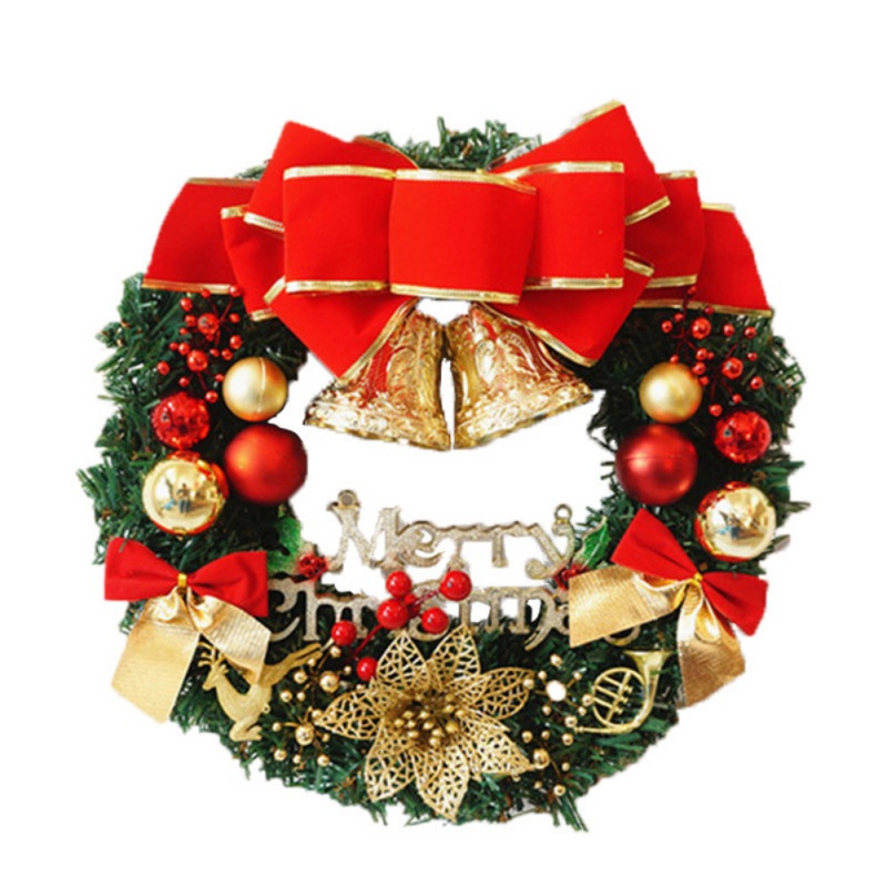 2020 Artificial Christmas Wreath With Large Bow Golden Bells Xmas Balls Ornaments Holiday Front Door Hanging Decorations
2020 Artificial Christmas Wreath With Large Bow Golden Bells Xmas Balls Ornaments Holiday Front Door Hanging Decorations