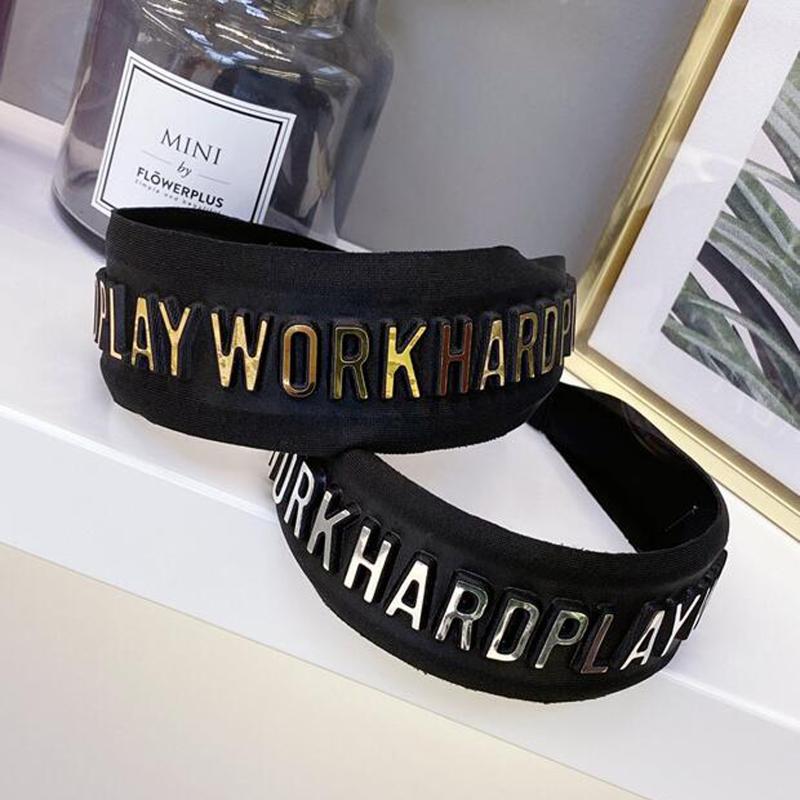 New Vintage Women Girls Headband Wide Side Gold Silver Letter Hairband Soft Fashion Turban Hair Accessories DropShipping
New Vintage Women Girls Headband Wide Side Gold Silver Letter Hairband Soft Fashion Turban Hair Accessories DropShipping