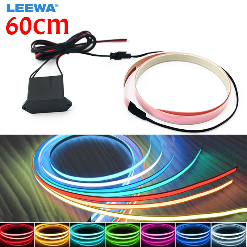 FEELDO 20sets Car 60CM*14MM Electroluminescent Tape EL Wire Cold Light Strip Car Ambient Light DC12V 10 Colors #CA4466
FEELDO 20sets Car 60CM*14MM Electroluminescent Tape EL Wire Cold Light Strip Car Ambient Light DC12V 10 Colors #CA4466