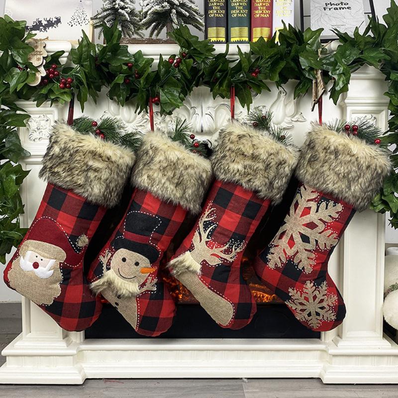 New Year 2021 Gifts Bag Christmas Stocking Christmas Decorations for Home Navidad Socks Xmas Tree Decoration Natal DIY Decor
New Year 2021 Gifts Bag Christmas Stocking Christmas Decorations for Home Navidad Socks Xmas Tree Decoration Natal DIY Decor