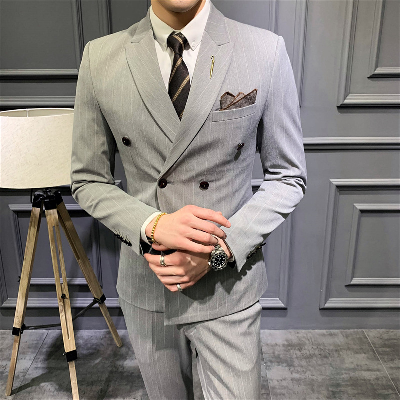 Business Casual Suit Gray,black,dark Gray,Burgundy Plaid Traje Formal Hombre Three-piece Terno Slim Suit
Business Casual Suit Gray,black,dark Gray,Burgundy Plaid Traje Formal Hombre Three-piece Terno Slim Suit