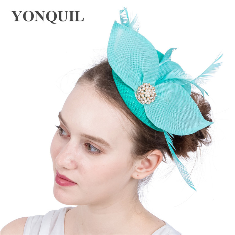 Emerald green or 16colors Imitation sinamay fascinator base hat with hair clip wedding feather creative leave fascinator church hats SYF126
Emerald green or 16colors Imitation sinamay fascinator base hat with hair clip wedding feather creative leave fascinator church hats SYF126