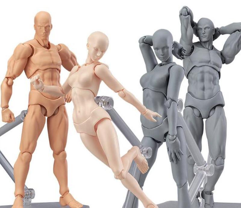 2Pcs/Lot 13-15cm Figma Artist Movable Drawing Figures For Artists Action Figure Model Human Mannequin Man and Woman Set Action Figure Toys
2Pcs/Lot 13-15cm Figma Artist Movable Drawing Figures For Artists Action Figure Model Human Mannequin Man and Woman Set Action Figure Toys