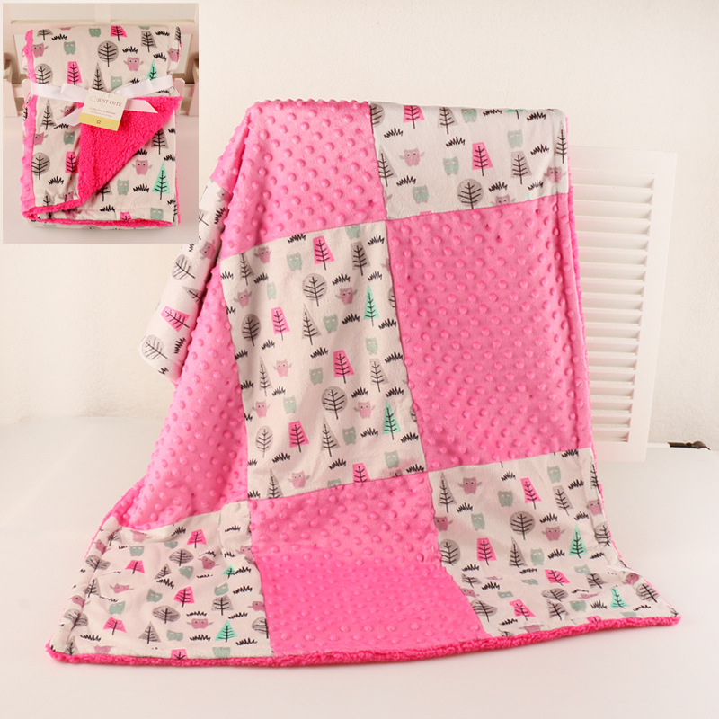 Newborn Lambskin wrapped Children blanket with crystal velveteen wrapped newborn blanket baby holding 76*102cm for 0-12years kid, Pink
Newborn Lambskin wrapped Children blanket with crystal velveteen wrapped newborn blanket baby holding 76*102cm for 0-12years kid, Pink