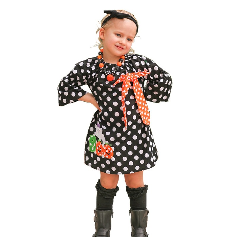 Girl Halloween Dress Cute Carton Pumpkin clothes for 0-4 Years Girls Children Spot Ribbons Clothing Kids Princess Sleeve Clothes, Sk200721b-bl
Girl Halloween Dress Cute Carton Pumpkin clothes for 0-4 Years Girls Children Spot Ribbons Clothing Kids Princess Sleeve Clothes, Sk200721b-bl