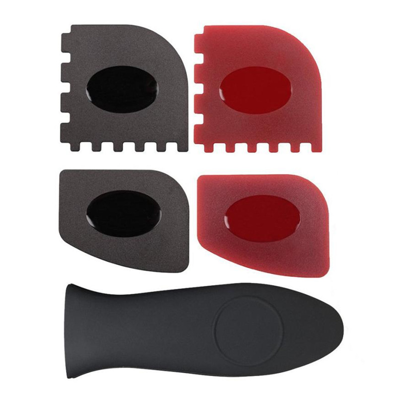 5pcs Set Durable Grill Pan Scrapers with Silicone Hot Handle Holder Cookware Kitchen Cleaning Oil Dirt Scraper Cleaner drop ship
5pcs Set Durable Grill Pan Scrapers with Silicone Hot Handle Holder Cookware Kitchen Cleaning Oil Dirt Scraper Cleaner drop ship