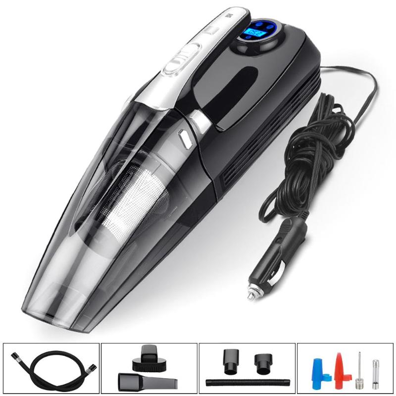 4 in 1 Auto Air Compressor Pump Car Vacuum Cleaner Digital Tire Inflator Dual Filters with Emergency LED Light 12V 120W
4 in 1 Auto Air Compressor Pump Car Vacuum Cleaner Digital Tire Inflator Dual Filters with Emergency LED Light 12V 120W