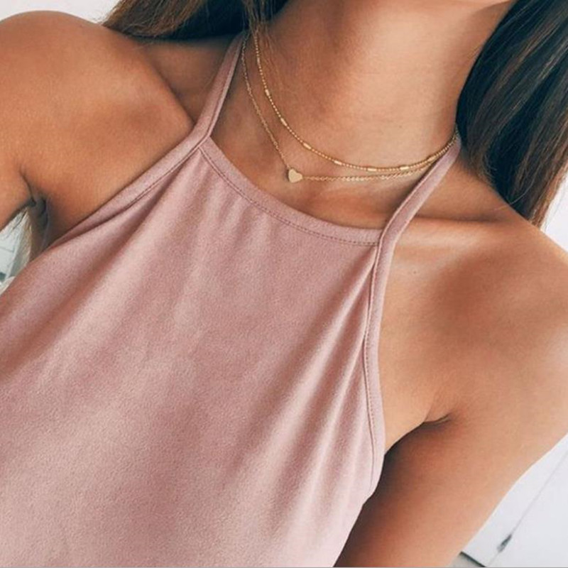 Trendy Chokers For Women Golden Silver Color Double Layer Fashion Necklace Gift For Friend Heart Neck Jewelry Dropshipping
Trendy Chokers For Women Golden Silver Color Double Layer Fashion Necklace Gift For Friend Heart Neck Jewelry Dropshipping