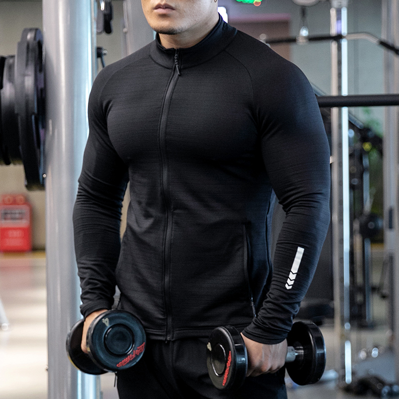 New Winter Autumn Sport Shirt Men Zipper elastic Quick dry Running Jackets Fitness Gym Sports Clothing Sport Top Mens Sportswear, P73-3 gray
New Winter Autumn Sport Shirt Men Zipper elastic Quick dry Running Jackets Fitness Gym Sports Clothing Sport Top Mens Sportswear, P73-3 gray