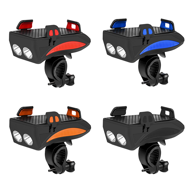 5 Sound Modes LED Bicycle Light 4 In 1 Mobile Phone Bracket Riding Front Light Speaker USB Multi-Function Riding Accessories
5 Sound Modes LED Bicycle Light 4 In 1 Mobile Phone Bracket Riding Front Light Speaker USB Multi-Function Riding Accessories
