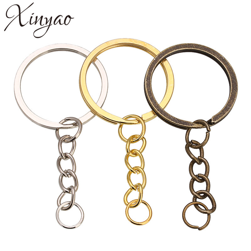 XINYAO 20 pcs/lot Key Ring Key Chain Rhodium Gold Bronze Color 60mm Long Round Split Keychain Keyrings Jewelry Making Wholesale
XINYAO 20 pcs/lot Key Ring Key Chain Rhodium Gold Bronze Color 60mm Long Round Split Keychain Keyrings Jewelry Making Wholesale