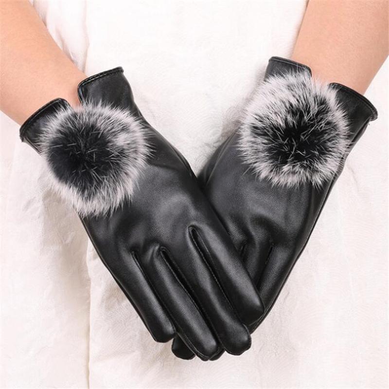 YGYEEG Winter Fashion Warm Winter Gloves Female Leather Gloves Fur Wrist Mittens Women's Warm Stretch Thicken PU
YGYEEG Winter Fashion Warm Winter Gloves Female Leather Gloves Fur Wrist Mittens Women's Warm Stretch Thicken PU