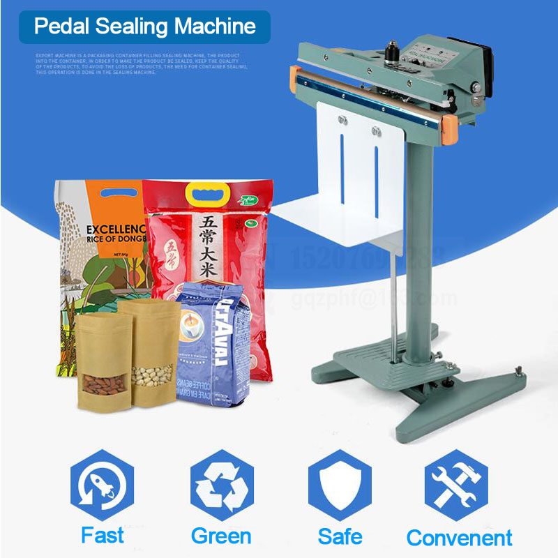 SHENLIN Pedal sealing machine bag impulse sealer aluminum foil package sealing machine wrapping PFS800/1000mm
SHENLIN Pedal sealing machine bag impulse sealer aluminum foil package sealing machine wrapping PFS800/1000mm