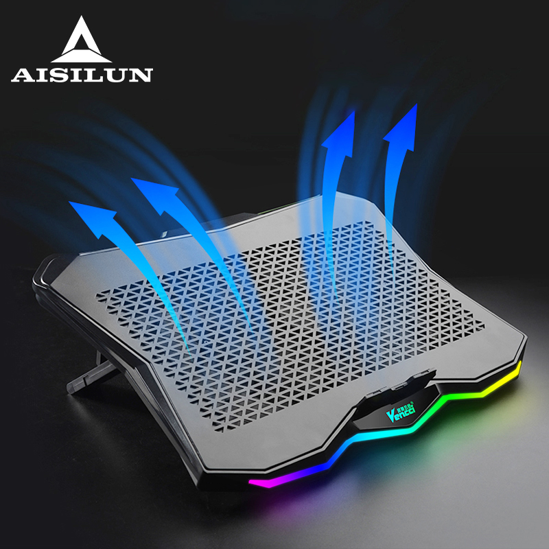 Laptop cooler Stand Support 12" to 15.6" with LED RGB Lighting 2 USB laptop cooling pad Heat Dissipation Holder for Notebook
Laptop cooler Stand Support 12" to 15.6" with LED RGB Lighting 2 USB laptop cooling pad Heat Dissipation Holder for Notebook