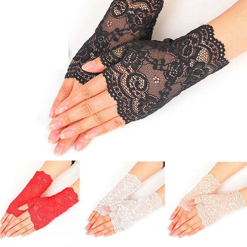 1Pair Long Fingerless Women Sexy Lace Gloves White Black Ladies Half Finger Fishnet Gloves Sunscreen Mesh Glove
1Pair Long Fingerless Women Sexy Lace Gloves White Black Ladies Half Finger Fishnet Gloves Sunscreen Mesh Glove
