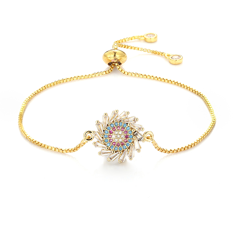 fashion women's rainbow sun bracelets jewelry gold cz colorful zircon bracelet bangle adjustable chain bracelet for women
fashion women's rainbow sun bracelets jewelry gold cz colorful zircon bracelet bangle adjustable chain bracelet for women