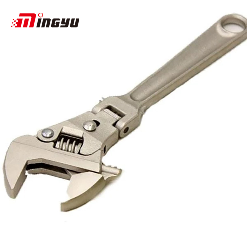 8 inch Adjustable Ratchet Wrench 180 Degree Rotating Folding Handle Dual-Purpose Pipe Wrench Narrow Space Repair Hand Tool
8 inch Adjustable Ratchet Wrench 180 Degree Rotating Folding Handle Dual-Purpose Pipe Wrench Narrow Space Repair Hand Tool