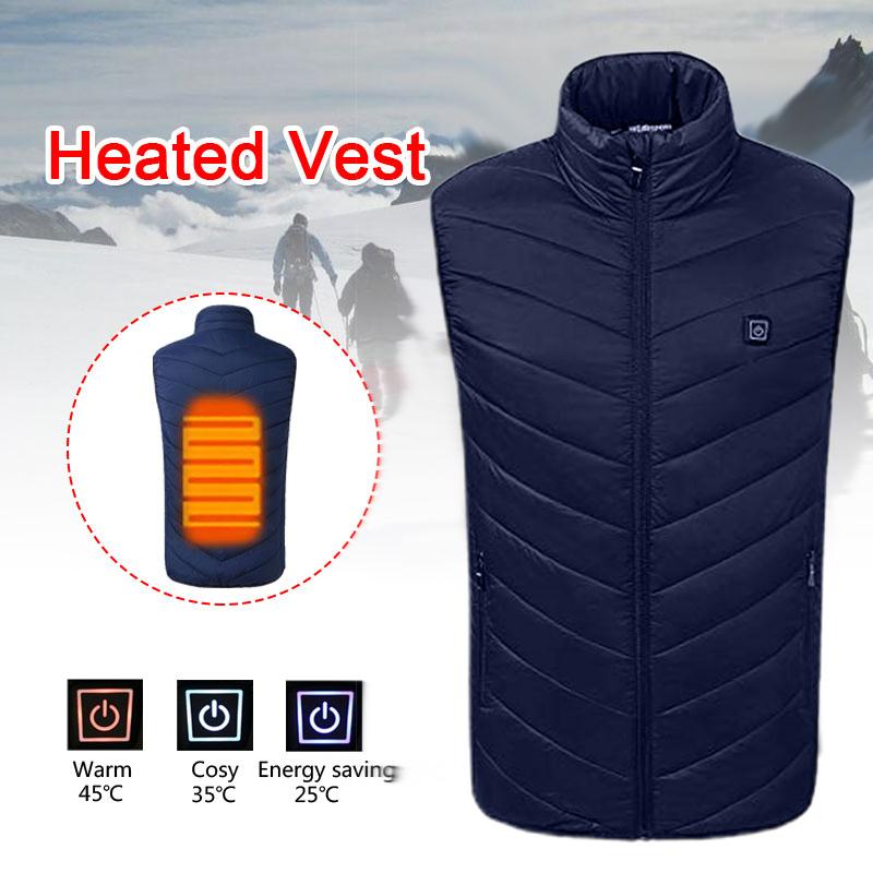 USB Down Cotton Electric Vest Heated Heated Pad Navy Blue 2020 5-12v Thermal Jacket Hot Warm Clothing Body Warmer, As pic
USB Down Cotton Electric Vest Heated Heated Pad Navy Blue 2020 5-12v Thermal Jacket Hot Warm Clothing Body Warmer, As pic