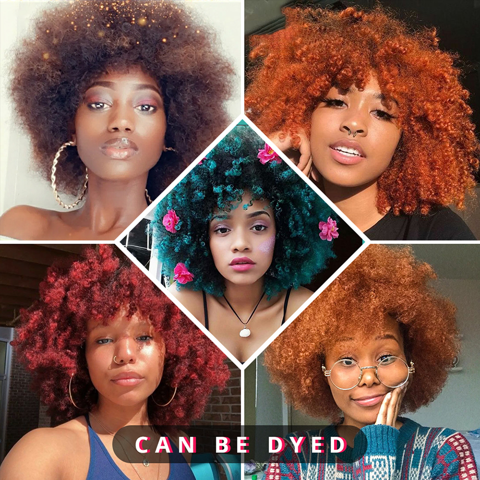 Ishow Human Hair Wigs With Headband Body Straight Water Headband Wig Natural Color Loose Deep Curly Machine Made Non Lace Wigs head bands