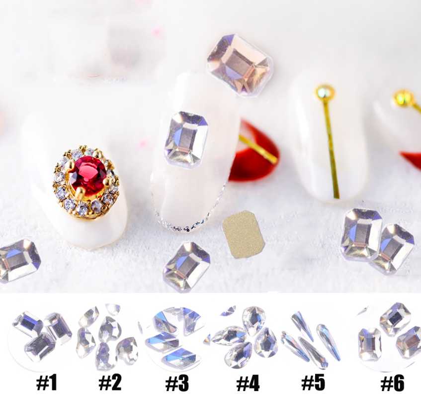 20pcs nail supply 3D glass 6 shaped loose rhinestones/ Nail design art charm/ rhinestones/ 3D AB rhinestone flat back
20pcs nail supply 3D glass 6 shaped loose rhinestones/ Nail design art charm/ rhinestones/ 3D AB rhinestone flat back