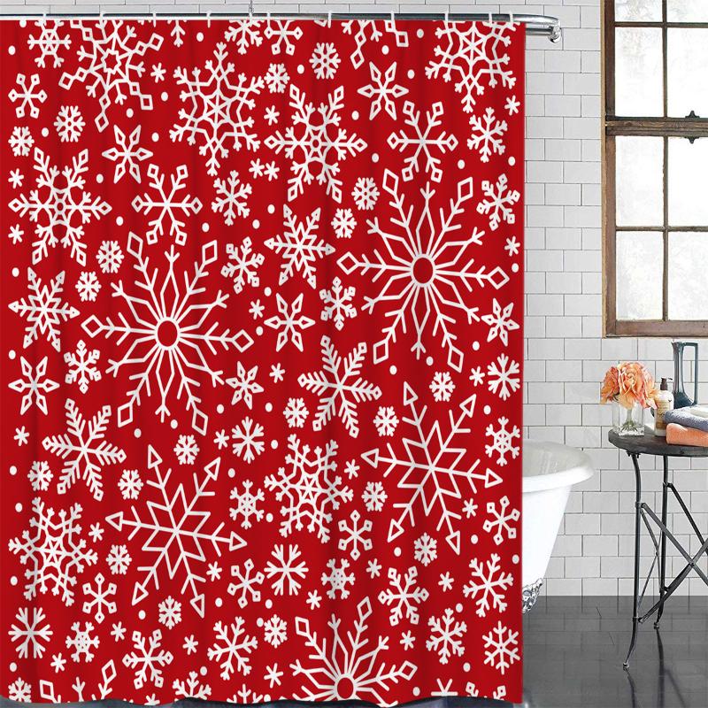 Bathroom Waterproof Curtain Christmas Snowflake Fabric Shower Curtain Home Bathroom Decor Christmas Shower
Bathroom Waterproof Curtain Christmas Snowflake Fabric Shower Curtain Home Bathroom Decor Christmas Shower