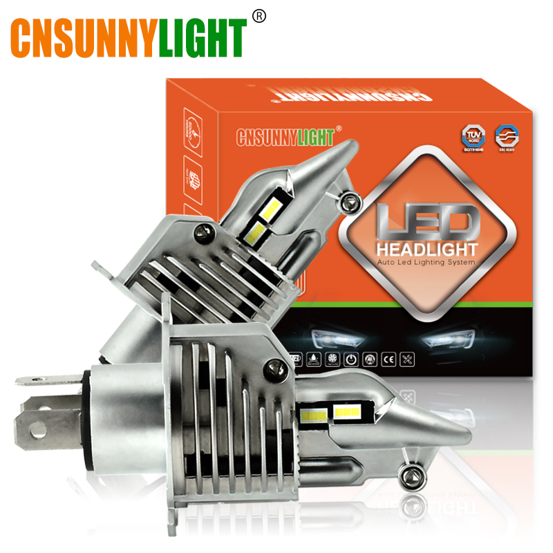 CNSUNNYLIGHT J20 Car LED H4 2 9003 Compact Headlight Bulb 12000Lm P43T HS1 Motorcycle Headlamp 6000K White Light Plug-Play
CNSUNNYLIGHT J20 Car LED H4 2 9003 Compact Headlight Bulb 12000Lm P43T HS1 Motorcycle Headlamp 6000K White Light Plug-Play