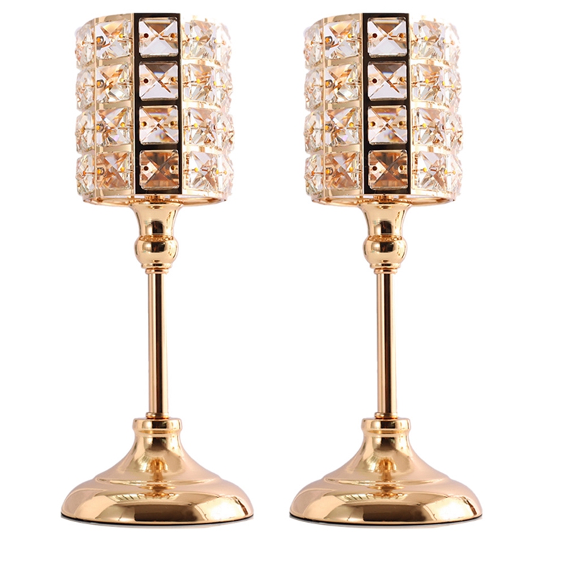 2Pcs Nordic Candlestick Decoration Gold Light Luxury Crystal Candlestick Home Living Room Table Decoration
2Pcs Nordic Candlestick Decoration Gold Light Luxury Crystal Candlestick Home Living Room Table Decoration