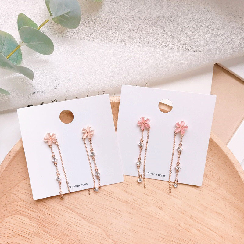 Dangle & Chandelier 2021 Korea Elegant Flower Earrings Metal Chain Shiny Crystal Long Pendiente Girl Sweet Brincos
Dangle & Chandelier 2021 Korea Elegant Flower Earrings Metal Chain Shiny Crystal Long Pendiente Girl Sweet Brincos
