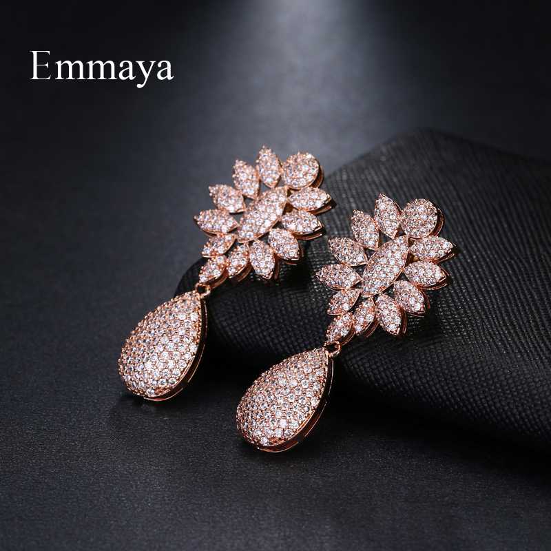 Emmaya Brand Elegance Charm White Cubic Zircon Three Colors Originality Jewelry Earrings For Woman Trendy Wedding Party Gift, Silver
Emmaya Brand Elegance Charm White Cubic Zircon Three Colors Originality Jewelry Earrings For Woman Trendy Wedding Party Gift, Silver