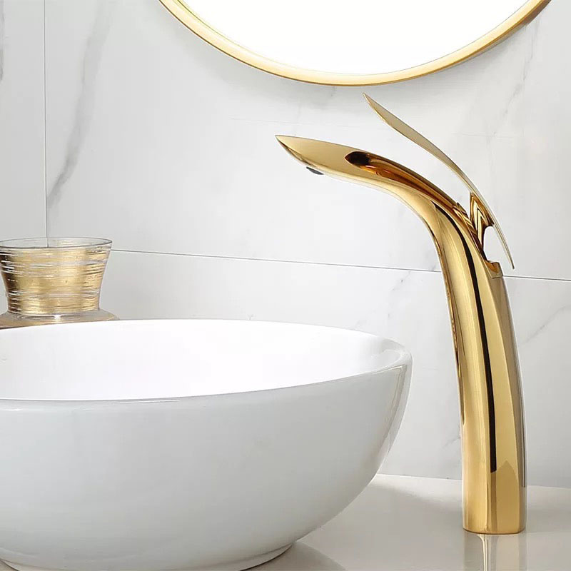 New Basin Faucet Single Lever Spout Moder Brass Mixer Tap For Kitchen Or Bathroom Basin Water Sink Mixer gold brus
New Basin Faucet Single Lever Spout Moder Brass Mixer Tap For Kitchen Or Bathroom Basin Water Sink Mixer gold brus