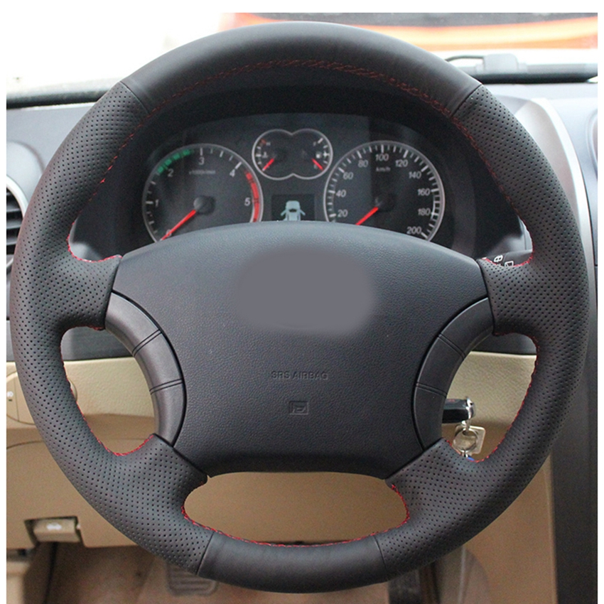 DIY Hand-stitched Black Artificial Leather Car Steering Wheel Covers For Great Wall Haval Hover H3 H5 Wingle 3 Wingle 5
DIY Hand-stitched Black Artificial Leather Car Steering Wheel Covers For Great Wall Haval Hover H3 H5 Wingle 3 Wingle 5
