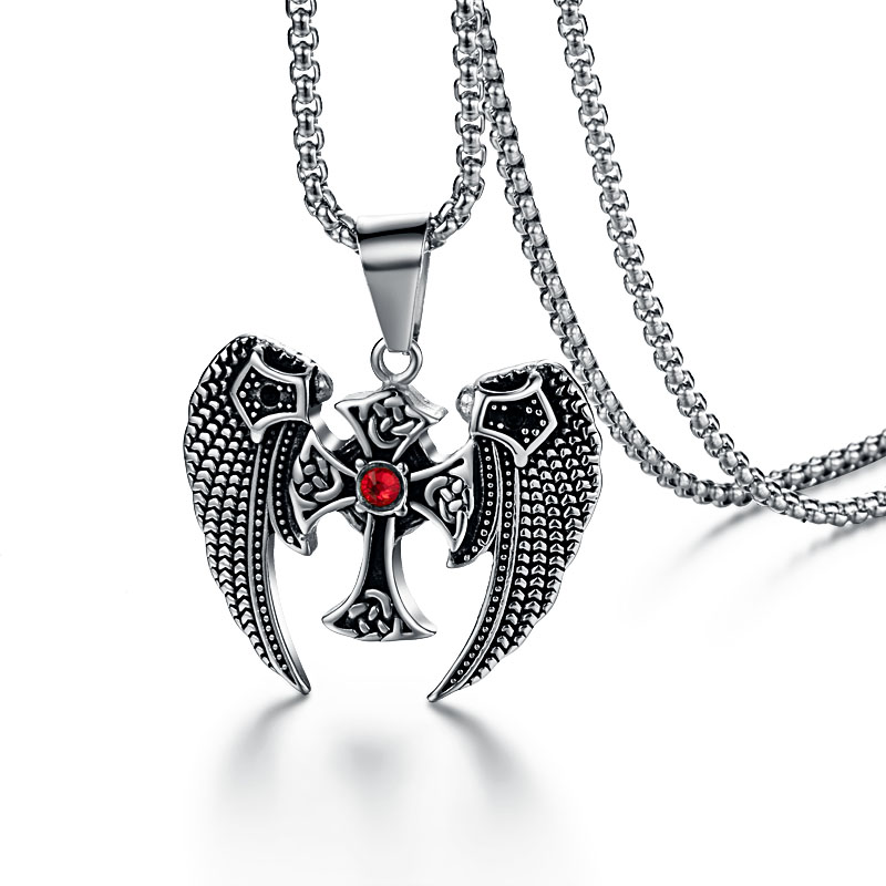 Valily Stainless Steel Religious Christian Cross Man Necklaces Chain Pendants Talisman for Male Boy Fashion Jewelry Gift
Valily Stainless Steel Religious Christian Cross Man Necklaces Chain Pendants Talisman for Male Boy Fashion Jewelry Gift