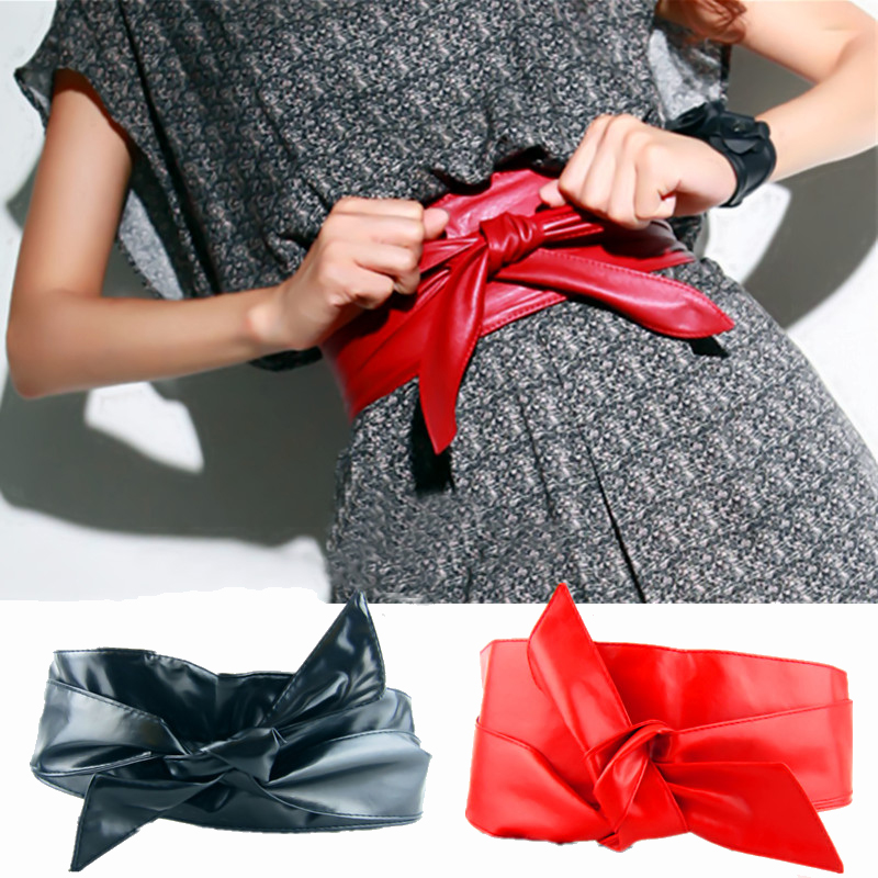 Sale High Quality 2020 Fashion Women Soft Leather Wide Waist Belts Bow for Dress Clothes Accessories 10 Colors, Red
Sale High Quality 2020 Fashion Women Soft Leather Wide Waist Belts Bow for Dress Clothes Accessories 10 Colors, Red