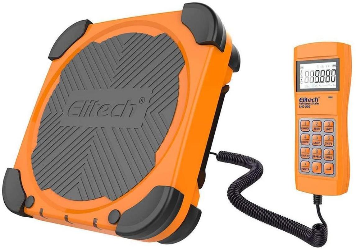 Elitech LMC-300L Electronic Refrigerant Charging/Recovery Scale HVAC A/C with Audible Alarm, Weight Scale 220lbs/100kgs
Elitech LMC-300L Electronic Refrigerant Charging/Recovery Scale HVAC A/C with Audible Alarm, Weight Scale 220lbs/100kgs