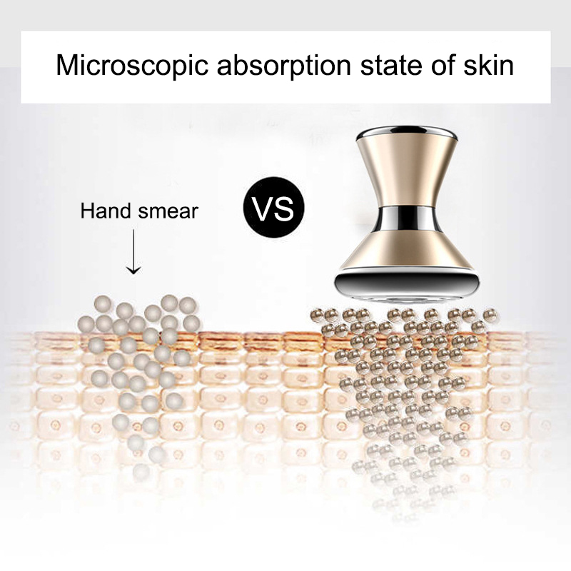 Dumbbell Facial Massager Iontophoresis Derivation Beauty Apparatus Facial Cosmetic Instrument P9